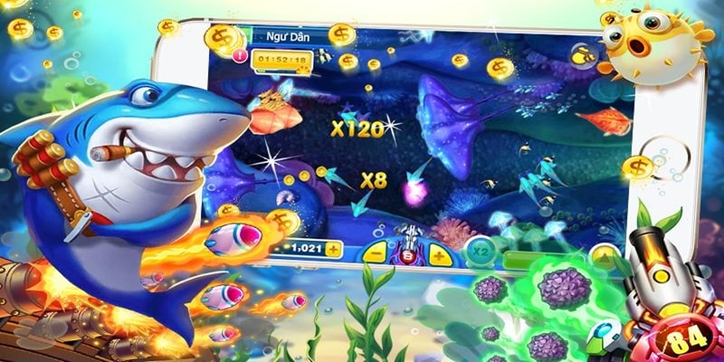 Bắn cá 3D F8bet - trò chơi đổi thưởng đình đám